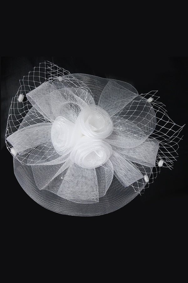 Church Hat Anastasia #SMA75001 (White) - pc