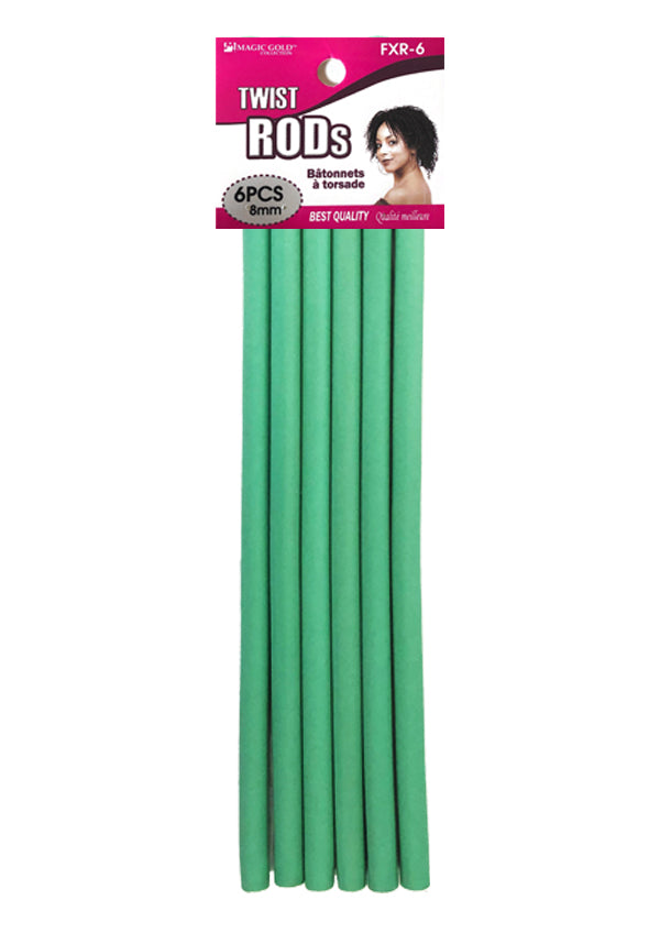 Magic Gold Twist Rods #FXR-6 (8mm) -pc