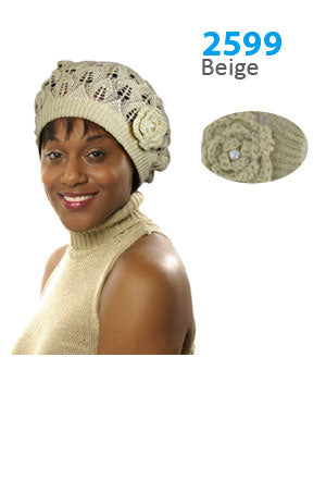 Winter Hat #2599 Beige - pc