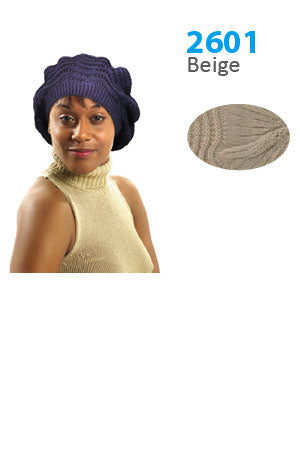 Winter Hat #2601 Beige - pc