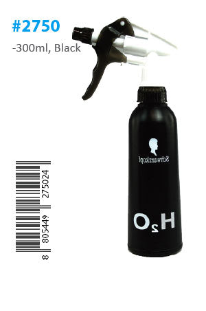 Spray Bottle [300ml, Black] #2750 -pc