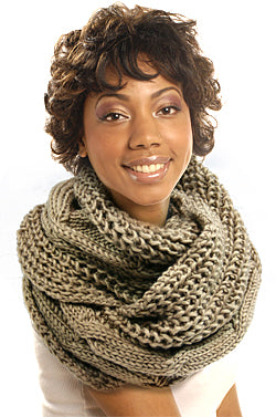 Scarf #2763 Beige - pc (Thick)