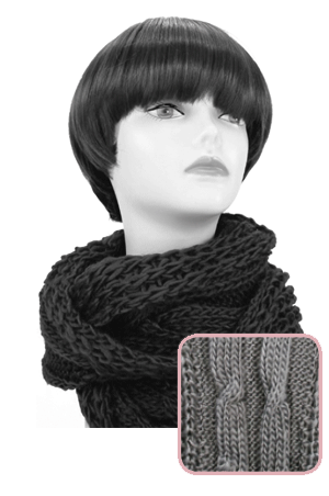 Winter Scarf #3503 Gray - pc