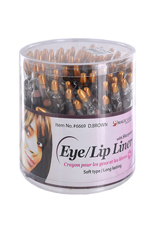 Thistle Magic Gold Eye/Lip Liner #6670 Light Brown (72pc/jar) - jar