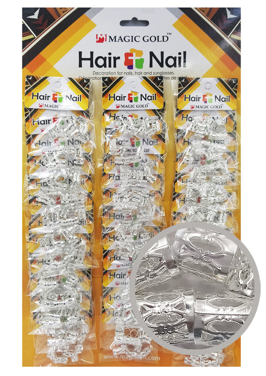 MAGIC GOLD Hair & Nail Ring Bead (S) #CX74919 [36/pk] - pk