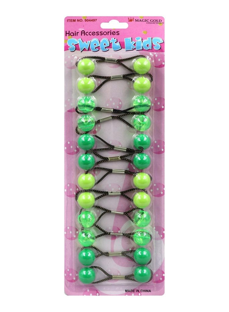 Magic Gold Bubble Round (13mm) #904497 Green(M) -pc