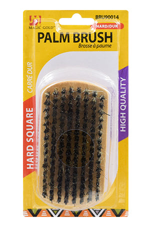 Magic Gold Palm Brush -Square [hard] #MG90014 -pc