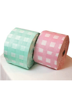 White Smoke Disposal Roll Cleaning Towel (Pattern Print)