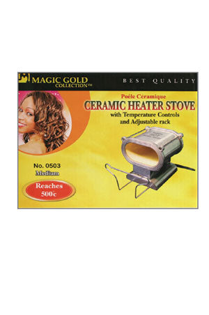 Light Goldenrod Magic Gold Ceramic Heater Stove Medium #0503