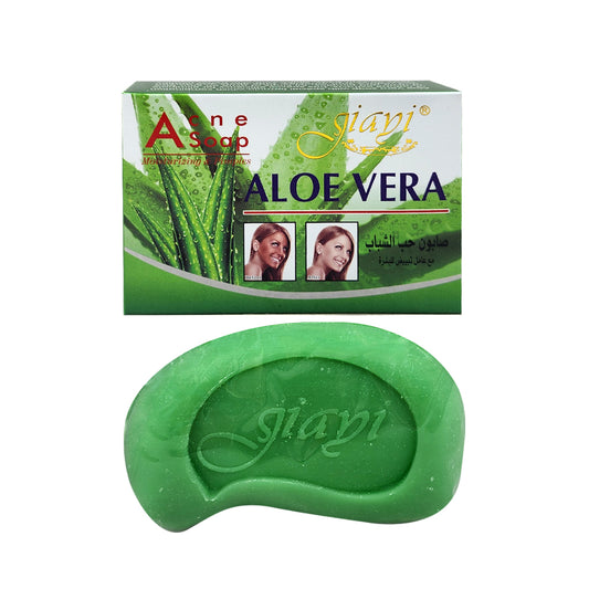 White Smoke Magic Gold Jiani Aloe vera Soap #JY-102 -pc