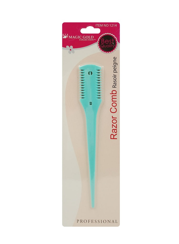 Magic Gold Razor Comb #1214 (Short Comb) -dz