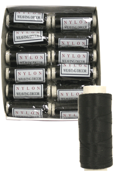 Magic Gold [Nylon] Weaving Thread (#Black/Medium) -dz