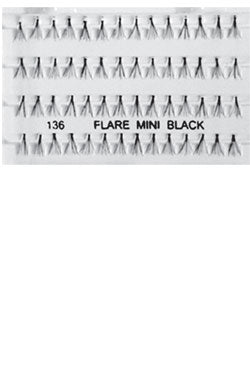 Eyelashes #136 Flare Mini Black (Magic Gold)