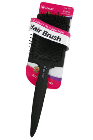 White Smoke Magic Gold Hair Brush #2091Black- pc