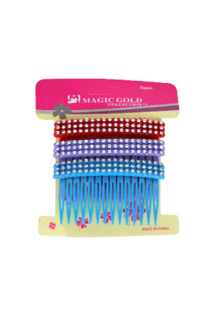 Magic Gold Comb Hair Pin (3pc/pk) #2146 Asst - dz