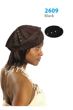 Winter Hat #2609BK - pc [Black]