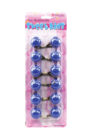 Plum Magic Gold Bubble Round #XL2 Blue(XL) -pc