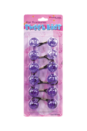 Magic Gold Bubble Round #XL15 Crystal Purple Mix(XL) -pc