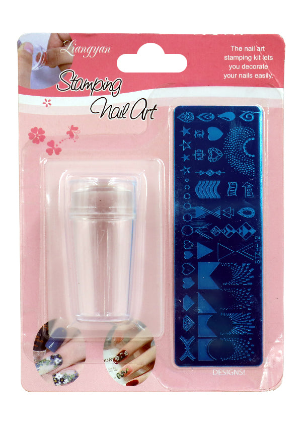 Magic Gold Nail Stamp #8065 -pc