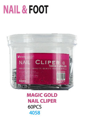 Magic Gold Nail Clipper #4058 (60pc/jar) -jar
