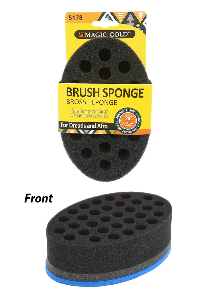 Magic Gold Brush Sponge 1/2" #5178 - pc (blue, large holes) #1