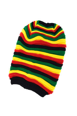 Rasta Hat Black/Yellow/Green/Red #5952A-PC