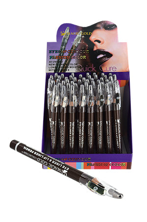 Magic Gold Eye & Lip Contour #LNM96521 D.Brown(48pc/pk)-pk