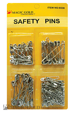 Gold Magic Gold Safety Pins #6538 -dz