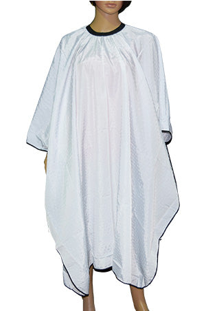 White Smoke Salon Shampoo/Cutting Cape #6642-pc