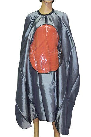 White Smoke Salon Shampoo/Cutting Cape #6643-pc