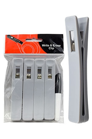 White Smoke Write & Erase Clip Kit #CLG97408(CL-2443K)-pk