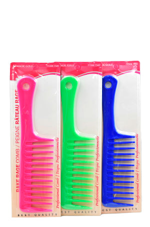Magic Gold Rake Rage Comb Asst. #7580 - dz