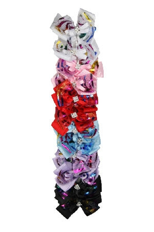 Ribbon Hair Accessories w/Clip #7628-dz