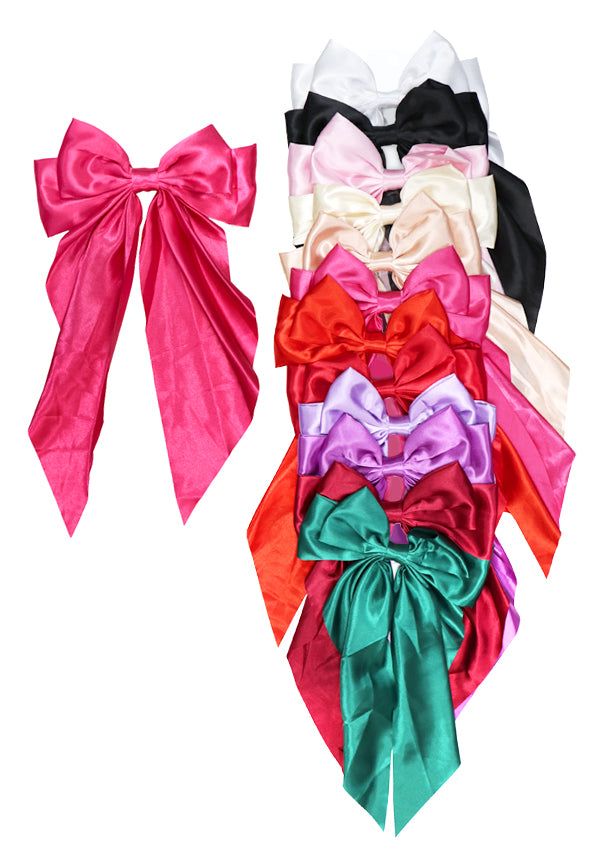 Magic Gold Hair Ribbon w/Clip (Assorted/12 pc/dz) #MG97651-dz