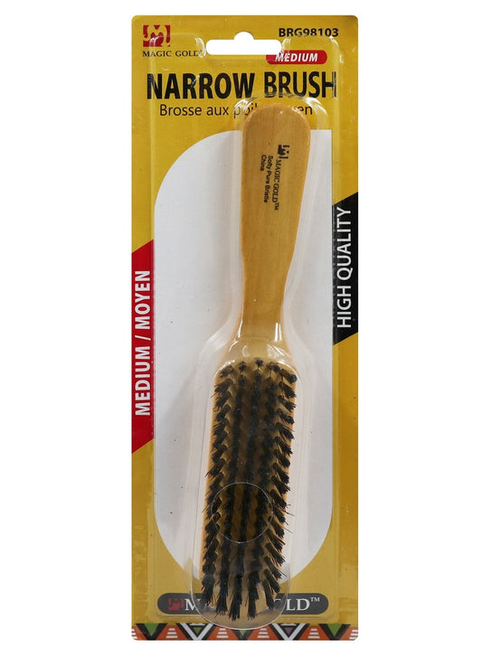 Gray Magic Gold Narrow Brush [Medium] #MG98103 -pc