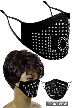 White Smoke Mask -Fashion Mask #99621**FINAL SALE**-pc