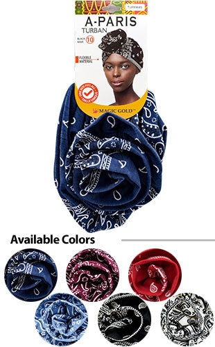 Magic Gold A-PARIS Turban #TUR99685 Asst - dz
