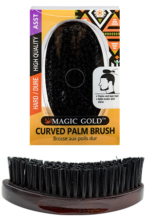 Magic Gold Palm Brush -Curved[Hard] #99805 -pc