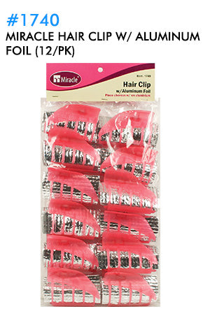 Miracle Hair Clip w/ Aluminum Foil (12/pk) #1740 - pk