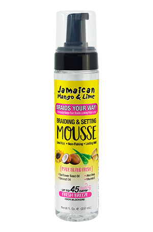 White Smoke Mango&Lime Braiding&Setting Mousse(8oz)#87