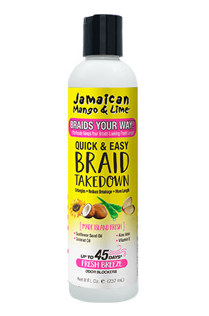 White Smoke Mango&Lime Quick&Easy Braid Takedown(8oz)#91