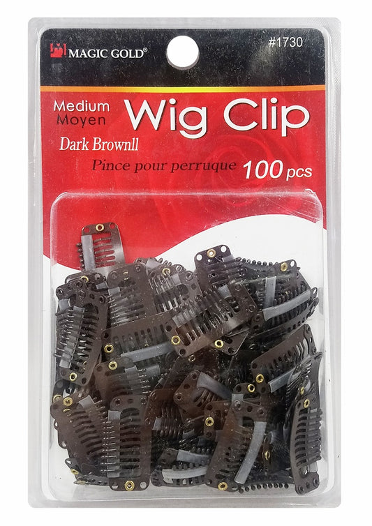 Wig Clip (M) [100/pk] #1730 Dark Brown