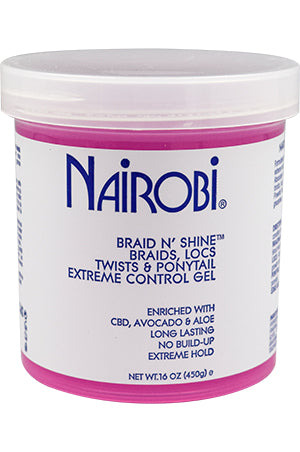 Nairobi Braid n' Shine Gel(16oz)#54