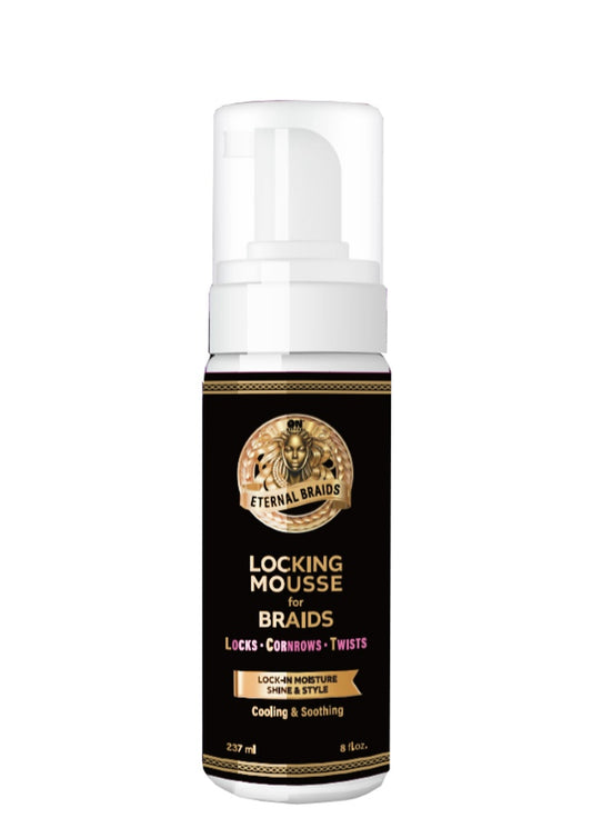 On Natural Eternal Braids -Locking Mousse for Braids (8 oz) #140