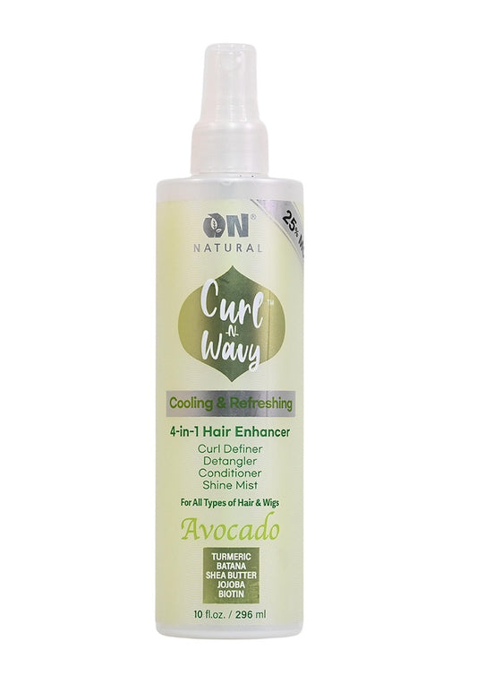 Next Image ON Curl-n-Wavy 4-In-1 Hair Enhancer -Avocado (10 oz) #27B