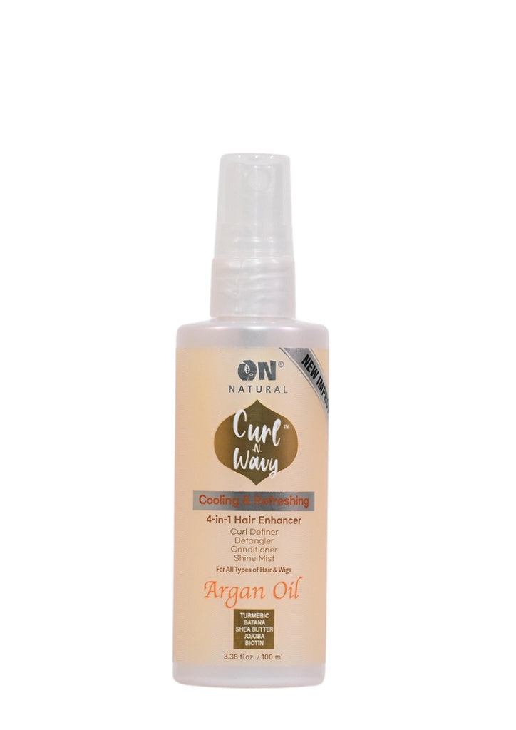 Next Image ON Curl-n-Wavy 4-In-1 Hair Enhancer -Argan Oil (3.38 oz) #30B