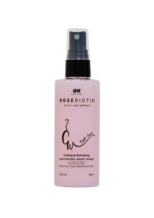 Next Image ON Natural Curl-N-Wavy 3-in-1 Curl Definer -RoseBiotin (3.38 oz) #133