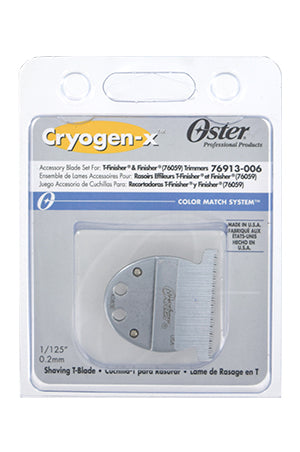 Gray Oster Cryogen-X Blade 0.2mm [76913-006] Fit to T-Finisher 59