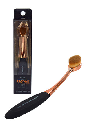 Oval Soft Makeup Brush Rose Gold #30021 Small-pc