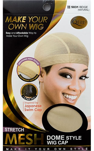 Qfitt Mesh Dome style Wig Cap#Q5031Beige-dz